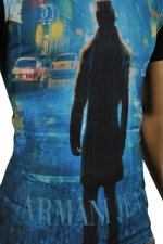 ARMANI JEANS Men's Short Sleeve Tee In Navy Blue #93