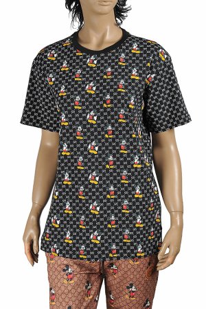 DISNEY x GUCCI women’s T-shirt with GG and Mickey Mouse print 27
