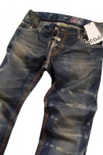 DOLCE & GABBANA Mens Washed Jeans #148
