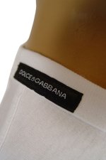 DOLCE & GABBANA Mens V-Neck Short Sleeve Tee #137