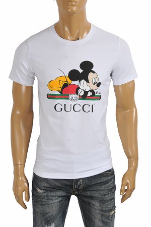DISNEY x GUCCI men’s T-shirt with front vintage logo 273