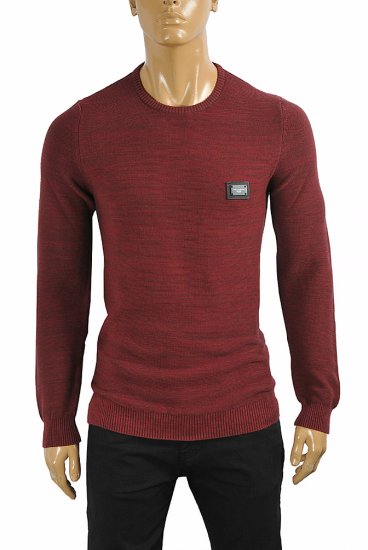 DOLCE & GABBANA men's knitted round neck sweater 249 - Click Image to Close