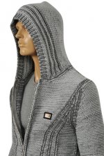 DOLCE & GABBANA Men's Knitted Hooded Jacket #381