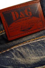 DOLCE & GABBANA Mens Washed Jeans #148