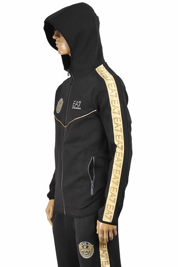 EMPORIO ARMANI Men's Zip Up Hooded Tracksuit 134 - Click Image to Close