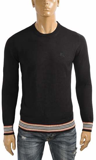 BURBERRY men's round neck sweater 261 - Click Image to Close