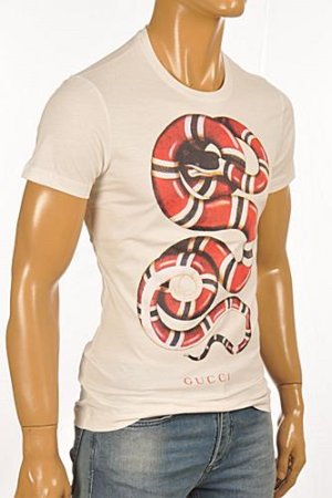 GUCCI Men's T-Shirt In White #210