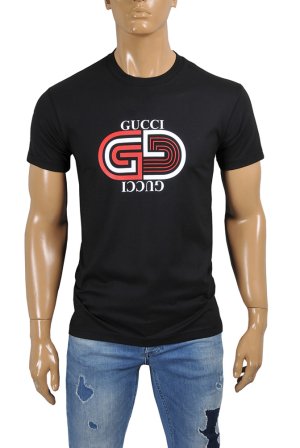 GUCCI cotton T-shirt with front print 321