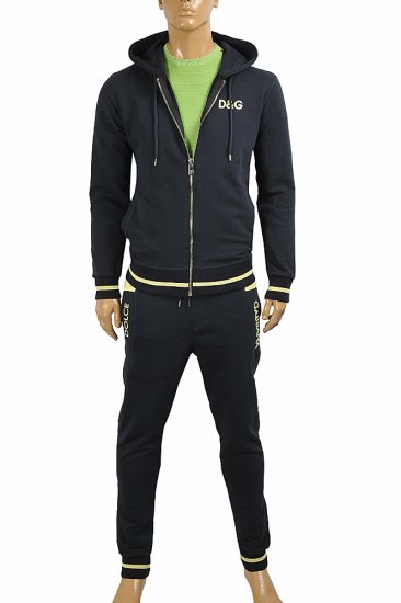 DOLCE & GABBANA men's jogging suit, zip jacket and pants 431