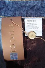 GUCCI Lady's Jeans With Belt #7