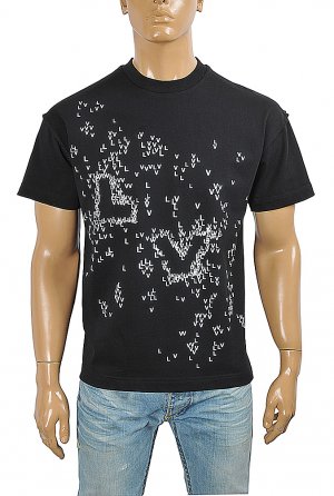 LOUIS VUITTON men's monogram print t-shirt 26