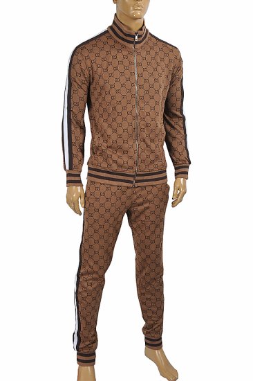 GUCCI men's zip up GG jogging suit 190 - Click Image to Close
