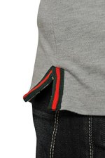 GUCCI Men's Cotton Polo Shirt In Gray #321