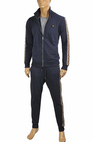 FENDI Men s Tracksuit In Navy Blue 4