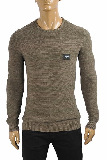 DOLCE & GABBANA men's knitted round neck sweater 250 - Click Image to Close