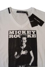 DOLCE & GABBANA Mens V-Neck Short Sleeve Tee #137