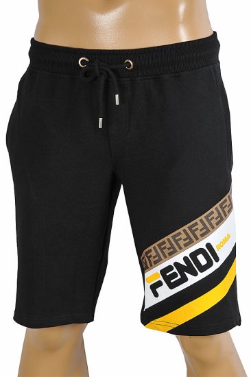 FENDI men's cotton shorts 102 - Click Image to Close