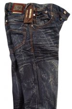EMPORIO ARMANI Mens Crinkled Jeans #90
