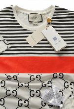 GUCCI cotton T-shirt with GG print #235