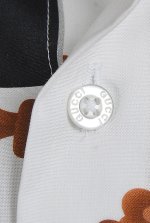 GUCCI men's dress shirt with logo print 408