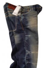 DOLCE & GABBANA Mens Washed Jeans #148