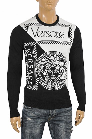 VERSACE men's round neck sweater Top 27 - Click Image to Close