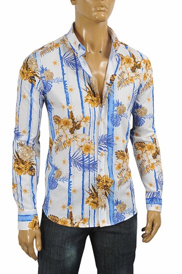 GUCCI men's Hawaiian shirt 415 - Click Image to Close