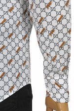 GUCCI GG tiger men's dress shirt 410