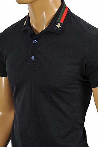 cotton polo with bee