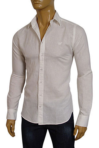 EMPORIO ARMANI Mens Summer Dress Shirt #153 - Click Image to Close