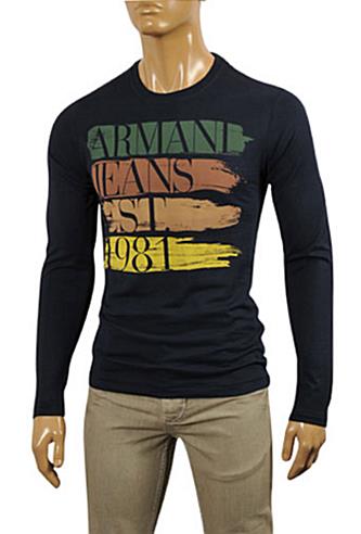 ARMANI JEANS Men's Long Sleeve Shirt #242 - Click Image to Close