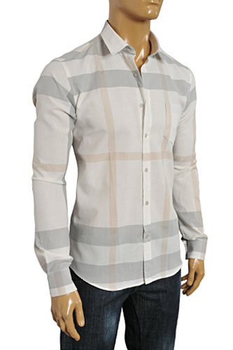BURBERRY Men's Dress Shirt #114 - Click Image to Close