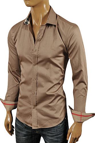 mens brown shirt