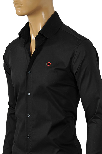 black gucci dress shirt