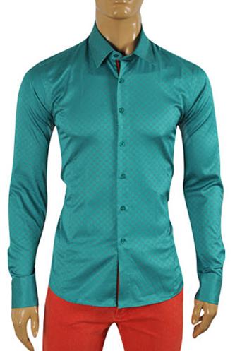 GUCCI Men's Button Up Dress Shirt #302 - Click Image to Close