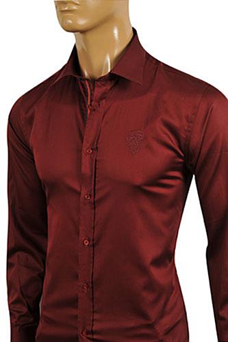 red gucci dress shirt