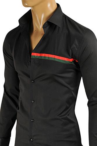 mens black gucci dress shirt