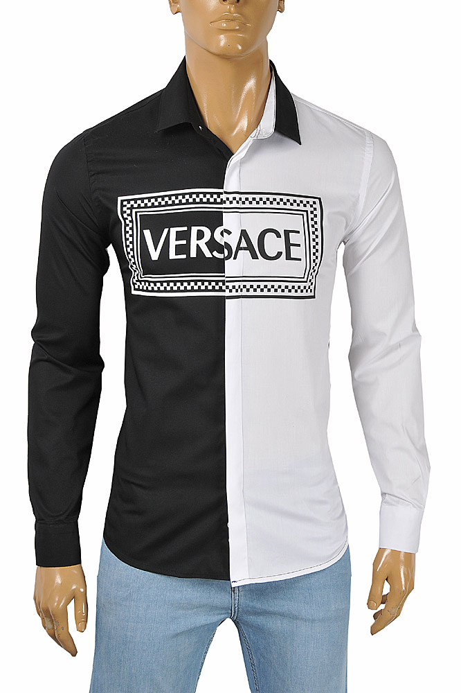 versace mens shirt