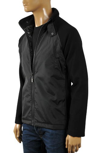 EMPORIO ARMANI Men's Warm Zip Up Jacket #112 - Click Image to Close