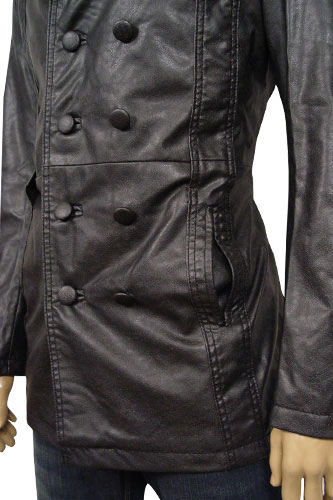 giorgio armani men's leather jacket