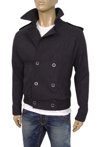 EMPORIO ARMANI Mens Cotton Jacket With Fur Inside #72 - Click Image to Close
