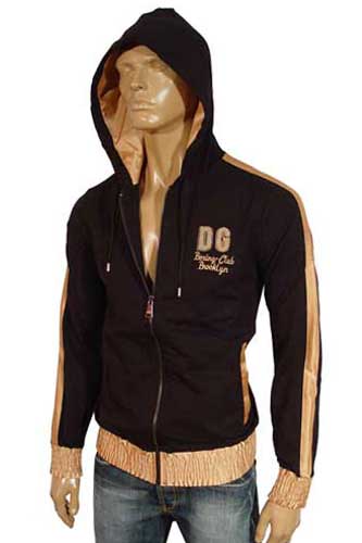 DOLCE & GABBANA Men's Hooded Zip Jacket #257 - Click Image to Close
