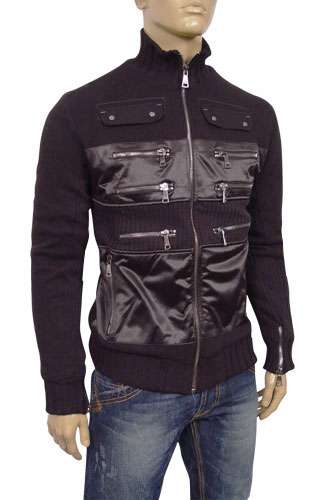 DOLCE & GABBANA Mens Zip Jacket with Fur Inside #303 - Click Image to Close
