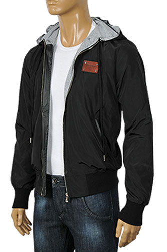 DOLCE & GABBANA Men's Zip Up Hooded Jacket #361 - Click Image to Close