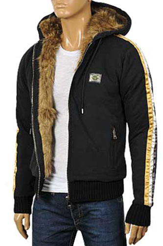 DOLCE & GABBANA Warm Jacket With Fur Insight #380 - Click Image to Close