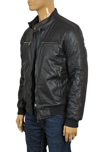 DOLCE & GABBANA Men's Artificial Leather Jacket #385 - Click Image to Close