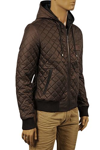 DOLCE & GABBANA Men's Warm Hooded Jacket #406 - Click Image to Close