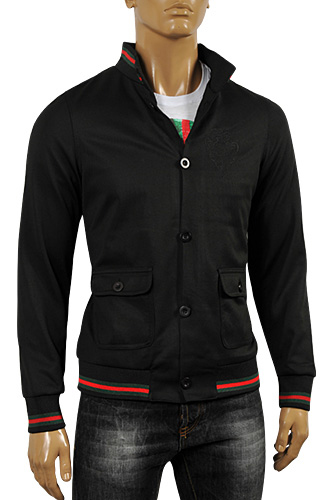GUCCI Men's Jacket In Black #132 - Click Image to Close