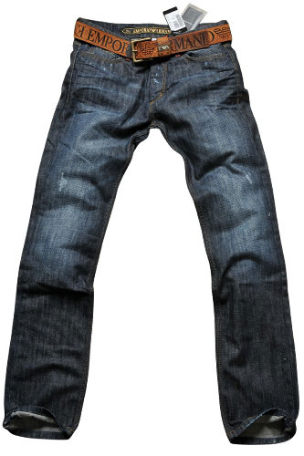 EMPORIO ARMANI Men's Jeans With Belt #107 - Click Image to Close
