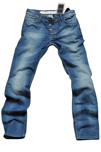 EMPORIO ARMANI Men's Classic Blue Denim Jeans #116 - Click Image to Close